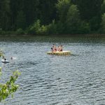 Haselbachsee Badeinsel